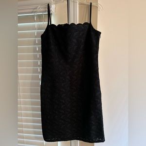 ANN TAYLOR LOFT Black Lace Dress